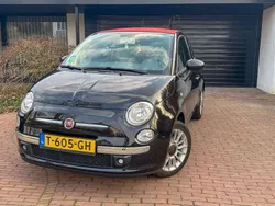Zwart Gebruikt 2013 Fiat 500 Lounge Cabriolet | € 6.500 (Eerlijke prijs)