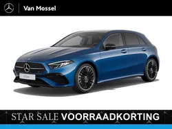 Blauw Nieuw 2025 Mercedes A180 AMG line Hatchback | € 52.733