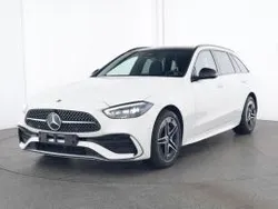 Licht poolwit uni Gebruikt 2024 Mercedes 300 AMG line Stationwagen | € 51.945