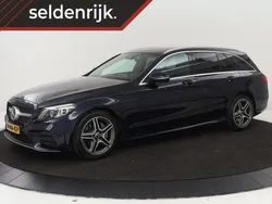 Blauw, metallic lak Gebruikt 2020 Mercedes C200 AMG Stationwagen | € 20.900 (Super prijs)