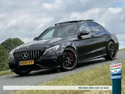 Zwart, metallic lak Gebruikt 2016 Mercedes C63S AMG AMG Sedan | € 47.500 (Super prijs)