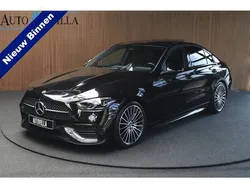 Zwart, metallic lak Gebruikt 2022 Mercedes C180 AMG line Sedan | € 48.950 (Duur)