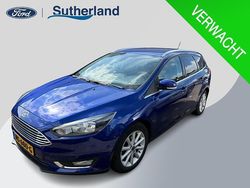 Blauw Gebruikt 2017 Ford Focus Titanium Stationwagen | € 11.600 (Eerlijke prijs)