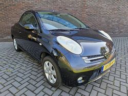 Zwart Gebruikt 2006 Nissan Micra C+C Tekna Cabriolet | € 2.395 (Eerlijke prijs)