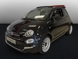 Zwart Gebruikt 2018 Fiat 500 Lounge Cabriolet | € 12.950 (Iets duurder)