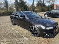 Zwart Gebruikt 2013 Audi A6 Stationwagen | € 12.500 (Duur)