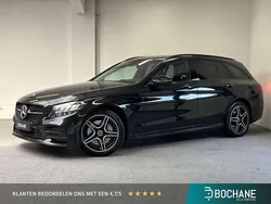 Zwart, metallic lak Gebruikt 2020 Mercedes C300e AMG line Stationwagen | € 26.600 (Eerlijke prijs)