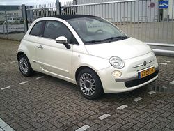 Wit (parellak) Gebruikt 2013 Fiat 500C Cabriolet | € 4.000
