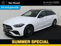 Wit Gebruikt 2022 Mercedes C180 AMG line Stationwagen | € 48.945