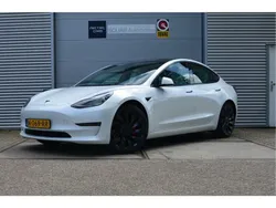 Wit Gebruikt 2021 Tesla Model 3 Performance Sedan | € 32.999 (Iets duurder)