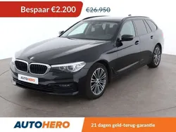 Zwart Gebruikt 2018 BMW 520 Sport Line Stationwagen | € 24.249 (Super prijs)