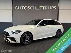 Wit Gebruikt 2022 Mercedes C300 AMG line Stationwagen | € 37.949 (Eerlijke prijs)