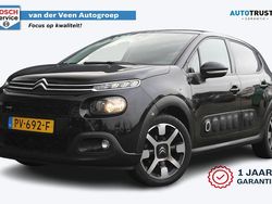 Zwart Gebruikt 2017 Citroën C3 PureTech Hatchback | € 7.450 (Iets duurder)