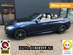 Blauw, metallic lak Gebruikt 2016 BMW 228 M Sport Cabriolet | € 28.900