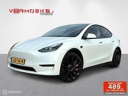 Wit Gebruikt 2022 Tesla Model Y Performance SUV | € 36.950 (Eerlijke prijs)