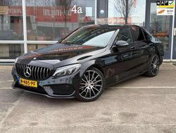 Zwart Gebruikt 2015 Mercedes C180 AMG line Sedan | € 19.950 (Eerlijke prijs)