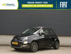 Zwart Gebruikt 2016 Fiat 500C Lounge Cabriolet | € 11.815