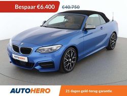 Blauw Gebruikt 2018 BMW M240 M Sport Cabriolet | € 34.549 (Goede deal)