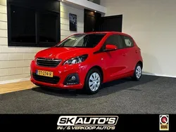Rood, metallic lak Gebruikt 2018 Peugeot 108 Active Hatchback | € 7.495 (Eerlijke prijs)