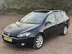 Zwart Gebruikt 2010 VW Golf VI Highline Stationwagen | € 3.299 (Goede deal)