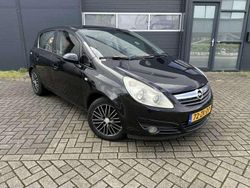 Zwart Gebruikt 2008 Opel Corsa Enjoy MPV | € 1.800 (Iets duurder)