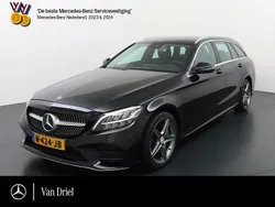 Zwart Gebruikt 2020 Mercedes C300 AMG line Stationwagen | € 24.950 (Super prijs)