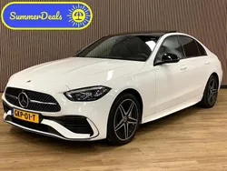 Wit Gebruikt 2022 Mercedes C300 AMG line Sedan | € 46.945 (Iets duurder)