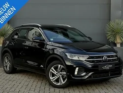 Zwart Gebruikt 2021 VW T-Roc R-line SUV | € 29.950 (Eerlijke prijs)