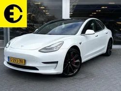 Wit Gebruikt 2019 Tesla Model 3 Performance Sedan | € 19.950