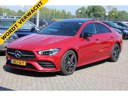 Rood Gebruikt 2023 Mercedes CLA200 AMG line Sedan | € 41.800 (Iets duurder)