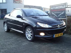 Zwart Gebruikt 2006 Peugeot 206 CC Roland Garros Cabriolet | € 2.350 (Eerlijke prijs)