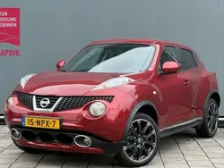 Rood, metallic lak Gebruikt 2010 Nissan Juke Acenta SUV | € 6.844 (Iets duurder)