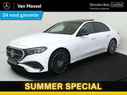 Wit, metallic lak Gebruikt 2024 Mercedes E300 AMG line Sedan | € 66.945 (Eerlijke prijs)