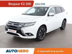 Wit Gebruikt 2018 Mitsubishi Outlander P-HEV Plus SUV | € 19.849 (Super prijs)
