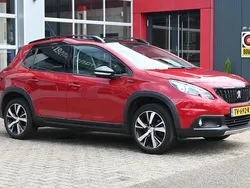 Rood Gebruikt 2018 Peugeot 2008 GT-line SUV | € 13.400 (Eerlijke prijs)