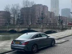 Grijs Gebruikt 2018 Mercedes CLA180 AMG line Sedan | € 23.900 (Duur)