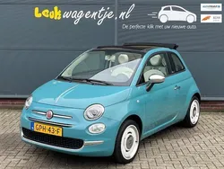 Groen Gebruikt 2017 Fiat 500C Lounge Cabriolet | € 13.940 (Duur)