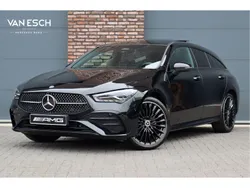 Zwart Gebruikt 2024 Mercedes CLA250e Shooting Brake AMG line Stationwagen | € 42.500 (Eerlijke prijs)