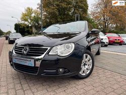 Zwart Gebruikt 2009 VW Eos Highline Cabriolet | € 4.995 (Super prijs)