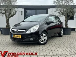 Zwart Gebruikt 2009 Opel Corsa Selection Hatchback | € 3.645 (Eerlijke prijs)