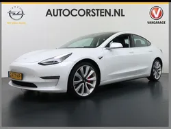 Wit, metallic lak Gebruikt 2019 Tesla Model 3 Performance Sedan | € 21.895 (Eerlijke prijs)