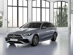 Zilver, metallic lak Nieuw 2024 Mercedes C300e AMG line Stationwagen | € 64.100 (Goede deal)