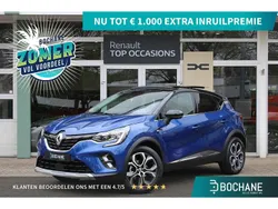 Twotone bleu iron (rqh) & noir étoilé (gne) Gebruikt 2024 Renault Captur Techno SUV | € 27.400 (Duur)