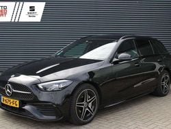 Zwart Gebruikt 2022 Mercedes C300e AMG Stationwagen | € 34.895 (Eerlijke prijs)
