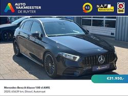 Zwart Gebruikt 2022 Mercedes A180 AMG line Hatchback | € 31.950 (Duur)