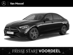 Zwart Nieuw 2025 Mercedes C300e AMG line Sedan | € 65.108 (Eerlijke prijs)