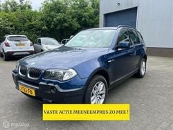 Blauw metallic Gebruikt 2005 BMW X3 Executive SUV | € 3.250