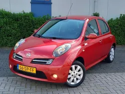 Rood, metallic lak Gebruikt 2006 Nissan Micra Tekna Hatchback | € 1.650 (Eerlijke prijs)