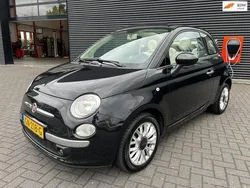 Zwart Gebruikt 2015 Fiat 500C Lounge Cabriolet | € 6.950 (Super prijs)