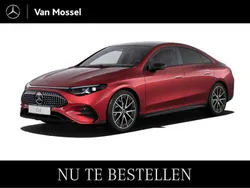 Rood Nieuw 2025 Mercedes 250 AMG line Coupé | € 60.189 (Iets duurder)